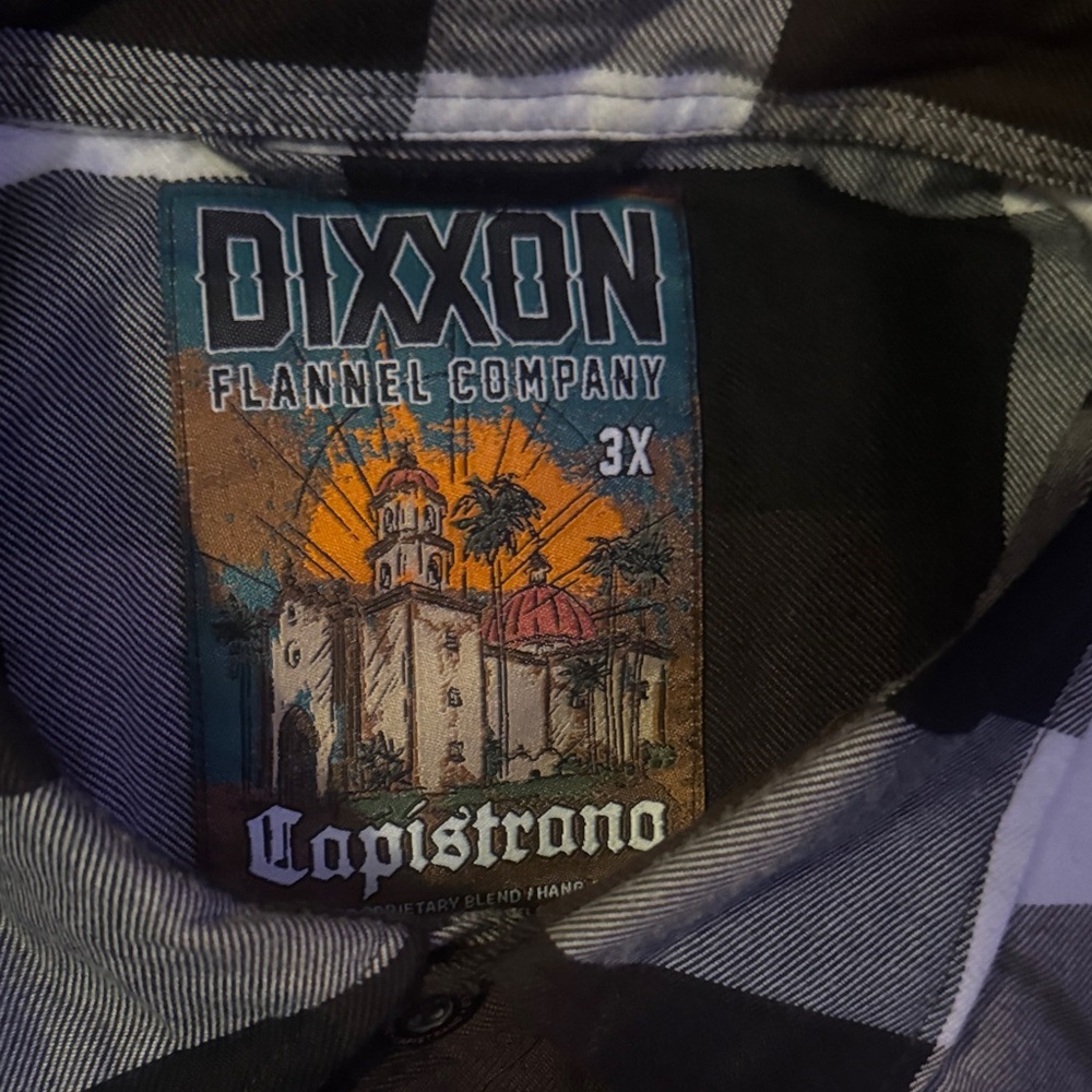 DIXXON Capistrano Flannel in Black and White